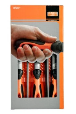 Bahco Vijlenset, 5-delig Vijlenset | Ergo | 8-Duims | 200 Mm | Half-Zoet | 5-delig [1-477-08-2-2]