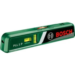 Bosch Groen PLL 1 P Spirit Level Laser-Waterpas | Laserbereik : 20 Meter | +Wandhouder [0.603.663.300]