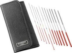 Facom Gereedschappen DX.RDJ12 Diamant Naaldvijlen | Voor Reinigen Van Contacten | 12 Delig [Naaldvijlen DX.RDJ12]