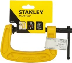 Stanley 0-83-033 Klem | Maxsteel | C | 75 Mm [C-Klem 75 Mm] -Beta Verkoopwinkel Stanley handgereedschap 0 83 033 C Klem 75 mm ext 2